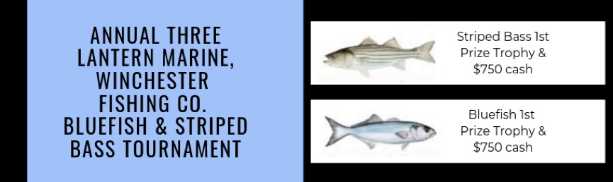 sign up for our annual striper and bluefish tournament